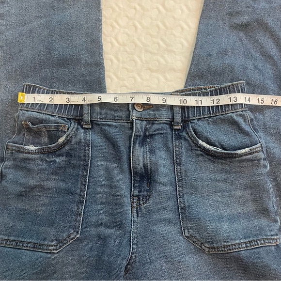 Sincerely Jules High Rise Blue Jeans Women’s 5/27 Distressed Denim Stretch Waist - Picture 8 of 10